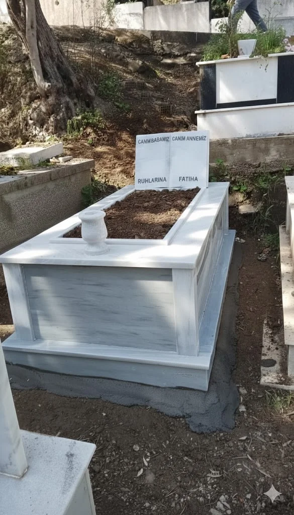 İzmir Mezar Taşı - Ketaş Mermer Özel Tasarım Mezar Modelleri